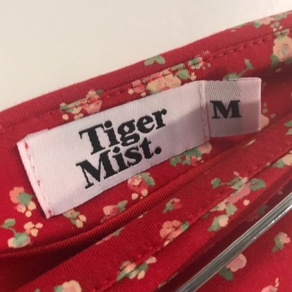 TIGER MIST Floral Print Bells Mini Skirt Size Medium - Picture 3 of 10